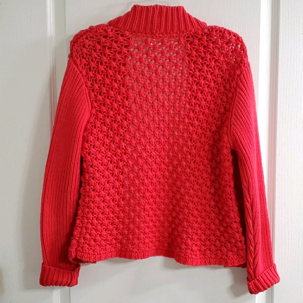 Chicos Pink Knitted Shrug EUC - Picture 5 of 13
